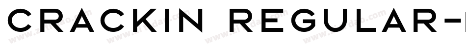Crackin Regular字体转换
